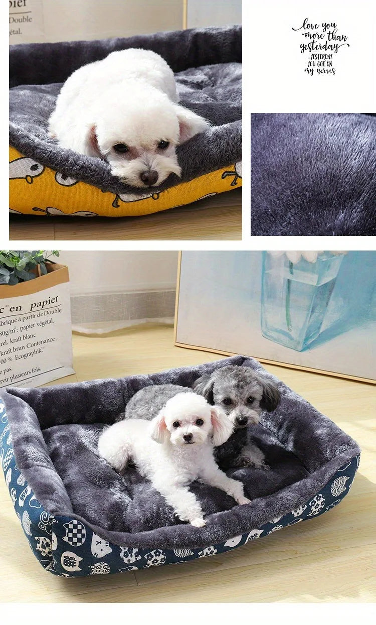Pet Bed Sofa – Soft Cushion for Dogs & Cats of All Sizes