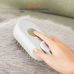 3-in-1 Steamy Pet Brush – Electric Dog & Cat Grooming Comb with Spray