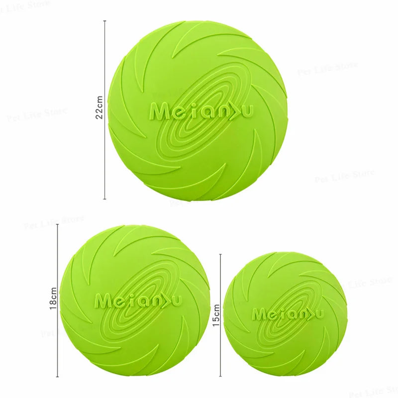 Bite-Resistant Dog Flying Disc – Outdoor Interactive Training Toy
