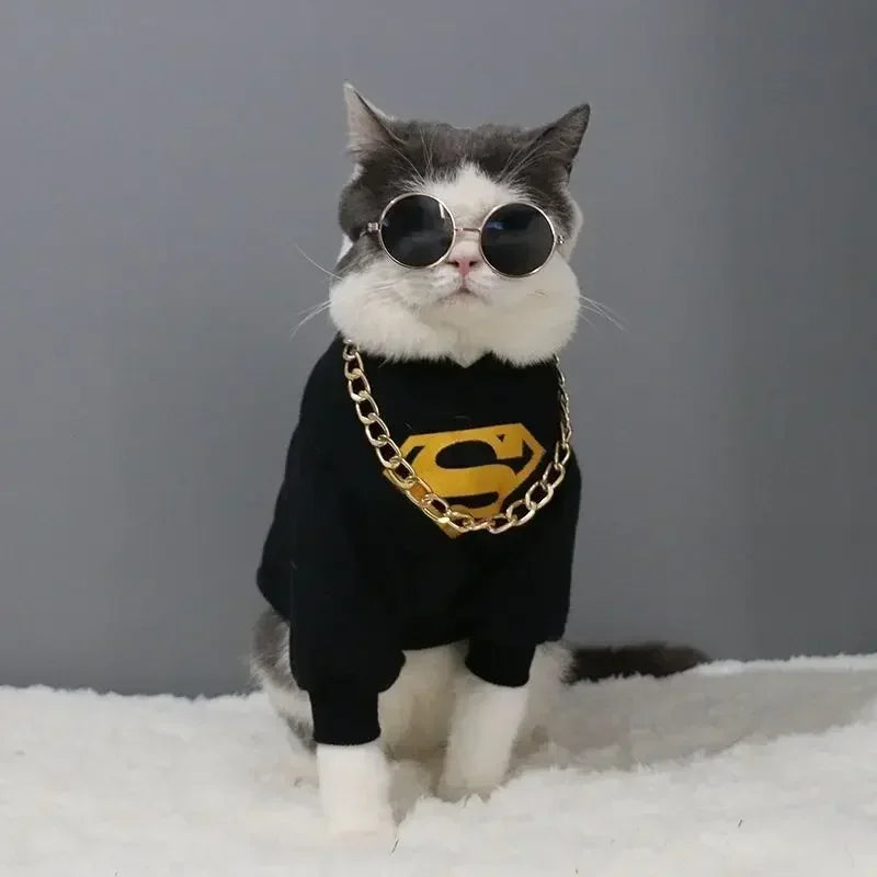 Cute Pet Sunglasses – UV Protection Glasses for Cats & Small Dogs