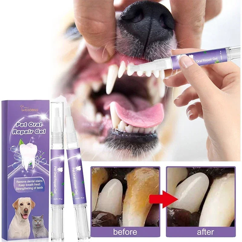 Pet Teeth Cleaning Pen – Dog & Cat Dental Tartar Remover