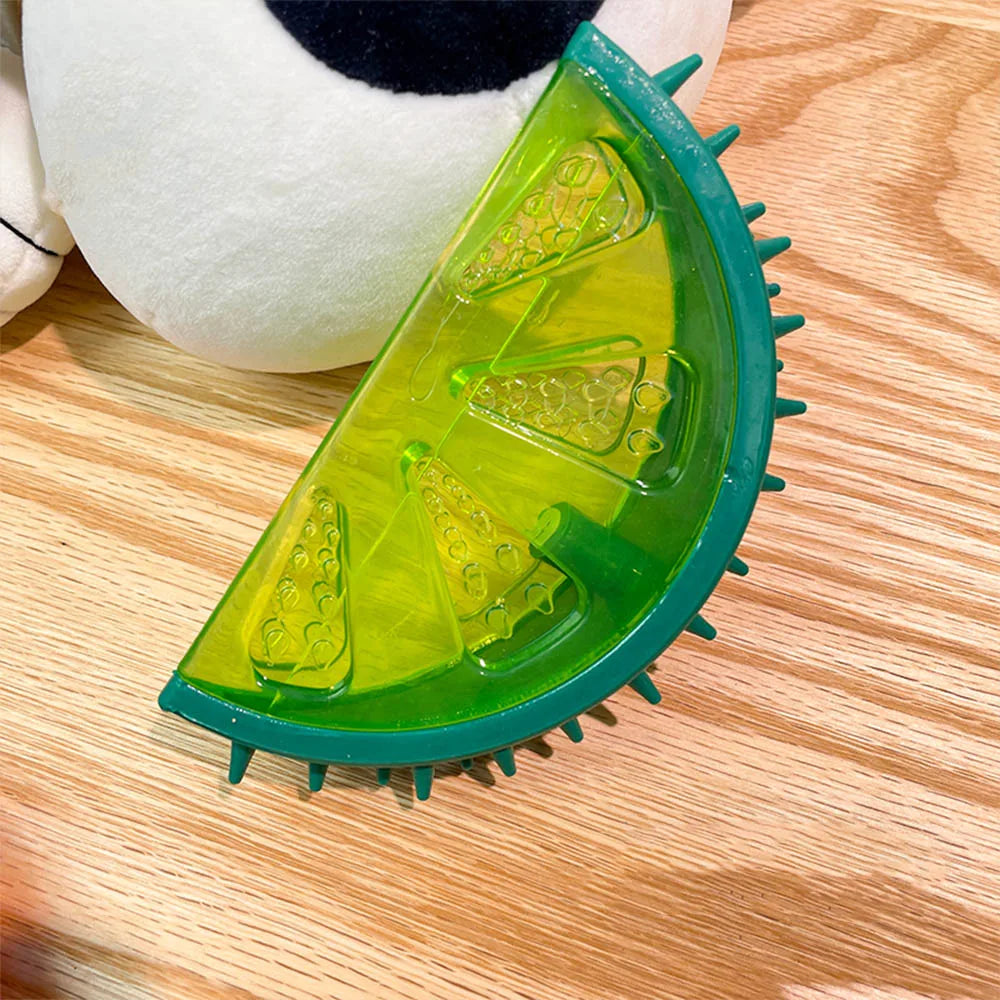 Freezable Cooling Chew Toy - Summer Fruit Design for Dogs & Cats