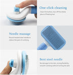 Pet Grooming Brush – Dog & Cat Hair Remover Comb for Long Hair