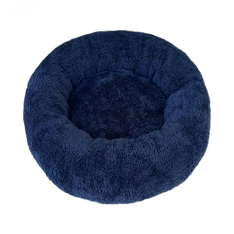 Plush Cat & Dog Nest – Warm Detachable Pet Bed for Winter