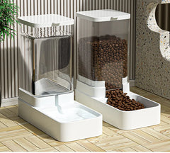 Automatic Cat Feeder & Water Dispenser – Gravity Food Container for Pets