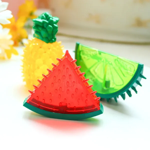 Freezable Cooling Chew Toy - Summer Fruit Design for Dogs & Cats