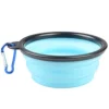 H3d4ed0aaa8824de28717ee5a562bec44C.webp Collapsible Silicone Pet Bowl - 2-in-1 Food & Water Container with Carabiner