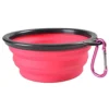 H5a30d1b18cb94e119eed8d87ade8b17en.webp Collapsible Silicone Pet Bowl - 2-in-1 Food & Water Container with Carabiner