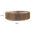 Foldable Cat Scratcher Bed - Curved Cardboard Scratcher & Lounge