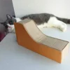 Foldable Cat Scratcher Bed - Curved Cardboard Scratcher & Lounge