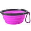 Hd7997a7553524520b35b6ee38cfa7687j.webp Collapsible Silicone Pet Bowl - 2-in-1 Food & Water Container with Carabiner