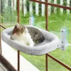 S01dade0c72e54de8ad2b77d2565ca55cX.webp Detachable Cat Desk Hammock No-punching Strong Load-bearing Window Cat Hammock Stable Comfortable Pet Hanging Bed Balcony