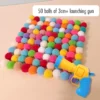 Cat Ball Launcher Toy - Plush Balls with Shooting Gun