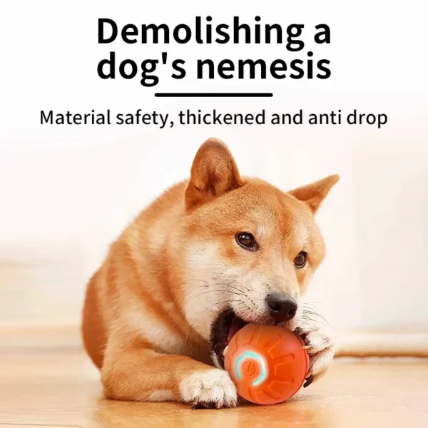 Automatic Moving Dog Ball - Smart Interactive Toy with Random Bouncing