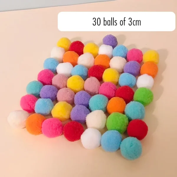 Cat Ball Launcher Toy - Plush Balls with Shooting Gun