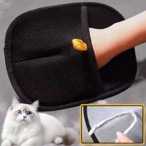S07e8678633e7468c89c97b9b75335671a.webp Pet Grooming Gloves - Dual-Sided Deshedding Mitts for Dogs & Cats