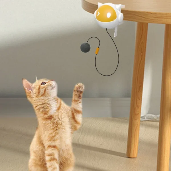 Automatic Lifting Cat Toy - Electric Teaser Ball with Adjustable Clamp