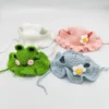 S0c933c47b99049eb9fa12538493482e6n.webp Cute Cat Hat Funny Pets Party Cosplay Headwear Delicate Hemming Pendant Decor Elasticity Knitted Hat Pet Accessories