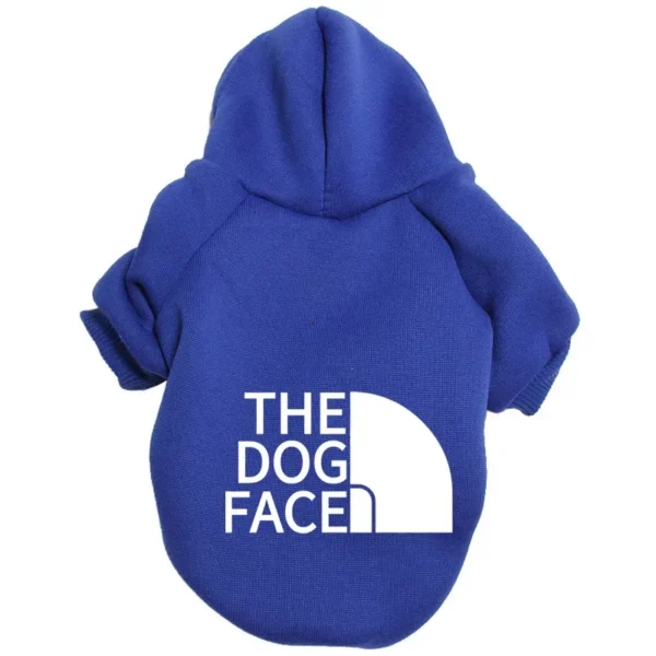 Hooded Pet Jacket - Dog Face Wind Coat Hoodie for Small to Large Dogs