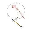 S0f94f99b9bb74573a2bd13b11c00a6f9b.webp Interactive Cat Feather Toy - Suction Cup Mounted with Replaceable Feathers