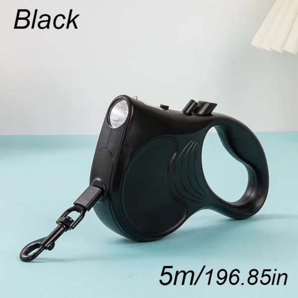 5m Automatic Retractable Dog Leash LED Luminous rechargeable For Medium Large Dogs Cats Retractable Durable Pet Supplies Leash