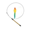 S17eef53ba62345f0984a2ab6a87185731.webp Interactive Cat Feather Toy - Suction Cup Mounted with Replaceable Feathers