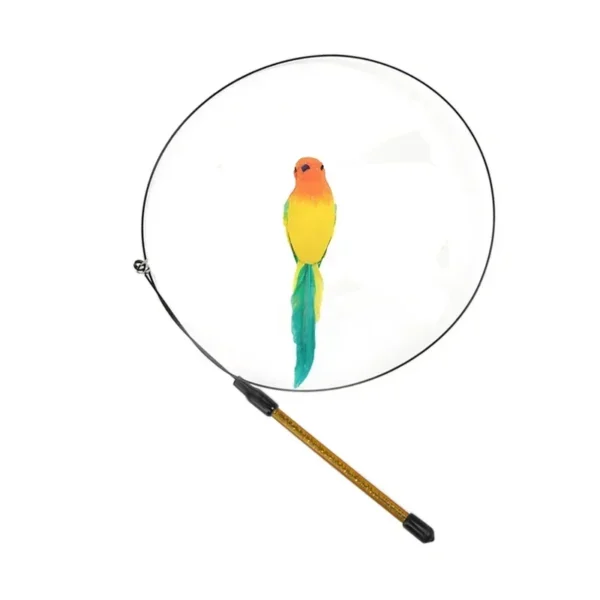 S17eef53ba62345f0984a2ab6a87185731.webp Interactive Cat Feather Toy - Suction Cup Mounted with Replaceable Feathers