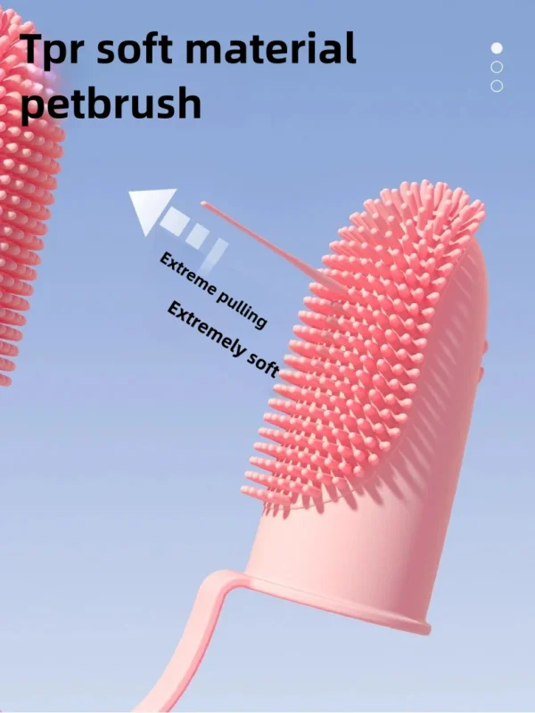 Finger Toothbrush for Pets - Food Grade Silicone Dental Care for Dogs & Cats