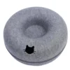 Felt Donut Cat Bed - 2-in-1 Convertible Tunnel & Lounge