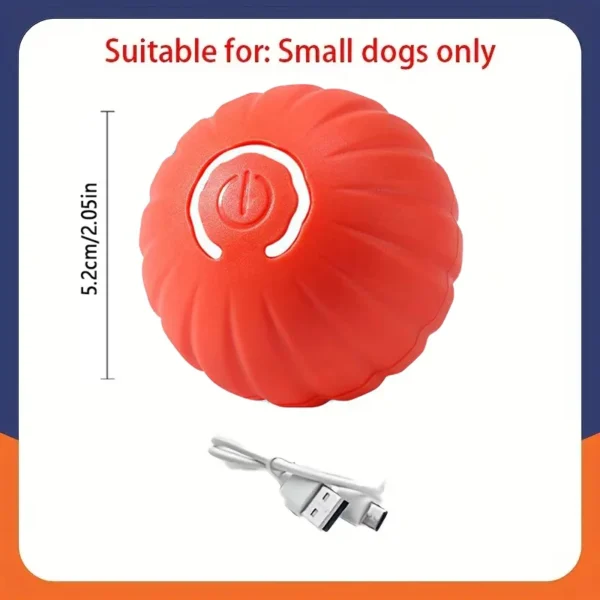 Automatic Moving Dog Ball - Smart Interactive Toy with Random Bouncing