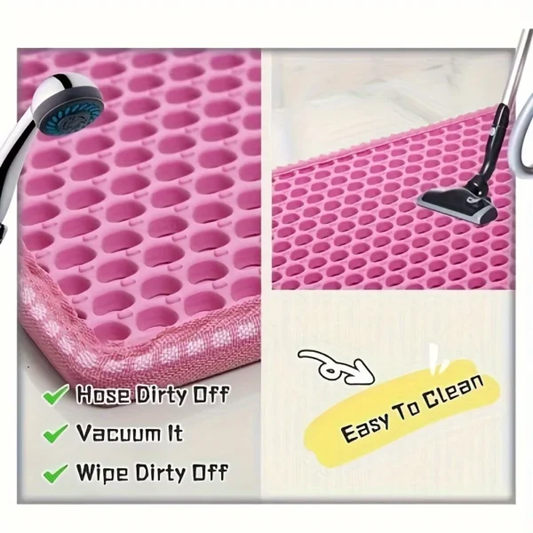 S25d19521b4b5487db4370cf8a78e1f9ct.webp Honeycomb Cat Litter Mat - Double Layer Waterproof & Easy Clean Design