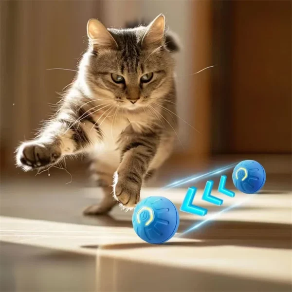Automatic Moving Dog Ball - Smart Interactive Toy with Random Bouncing