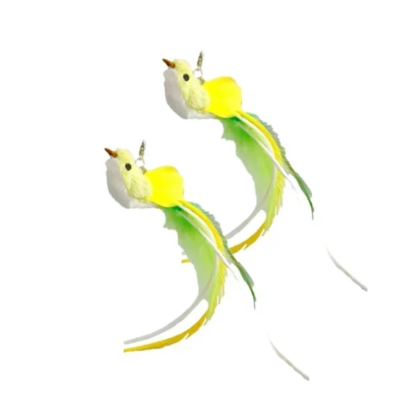 S29045c4144fd4f238326f3e145295a4eI.webp Interactive Cat Feather Toy - Suction Cup Mounted with Replaceable Feathers