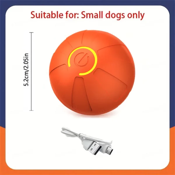 Automatic Moving Dog Ball - Smart Interactive Toy with Random Bouncing
