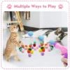 Cat Ball Launcher Toy - Plush Balls with Shooting Gun