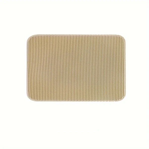 S349557f3b7314ddc8fa749770670820bz.webp Honeycomb Cat Litter Mat - Double Layer Waterproof & Easy Clean Design