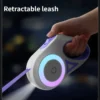 LED Retractable Dog Leash - Illuminated Roulette Leash with 3M/5M Options