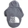 Hooded Pet Jacket - Dog Face Wind Coat Hoodie for Small to Large Dogs