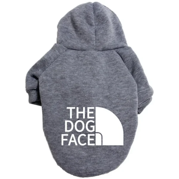 Hooded Pet Jacket - Dog Face Wind Coat Hoodie for Small to Large Dogs