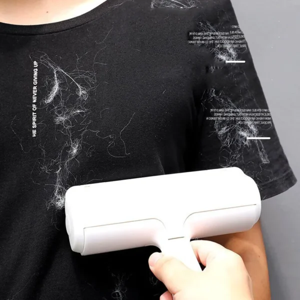 S40553869bbf24a9696334eb7e9f5b3cbZ.webp Reusable Pet Hair Remover Roller - Self-Cleaning Furniture Brush