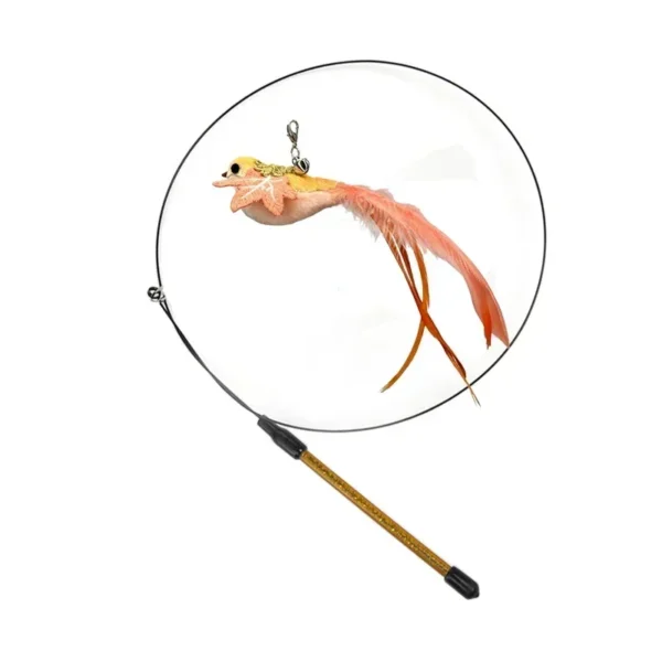 S45069c22c7664b5e8ce11432ed024557k.webp Interactive Cat Feather Toy - Suction Cup Mounted with Replaceable Feathers