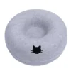 Felt Donut Cat Bed - 2-in-1 Convertible Tunnel & Lounge