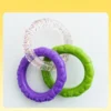 TPR Dog Toy - 3-Ring Chew for Teeth Cleaning & Interactive Play