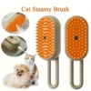 S53b0cb59d784487187bd8cef00764544J.webp USB Rechargeable Pet Grooming Brush - 3-in-1 Steam, Massage & Hair Removal