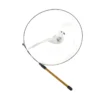 S57bebcf54f2b43bc9ce3f58ef6ff3271B.webp Interactive Cat Feather Toy - Suction Cup Mounted with Replaceable Feathers