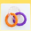 TPR Dog Toy - 3-Ring Chew for Teeth Cleaning & Interactive Play
