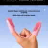 Finger Toothbrush for Pets - Food Grade Silicone Dental Care for Dogs & Cats