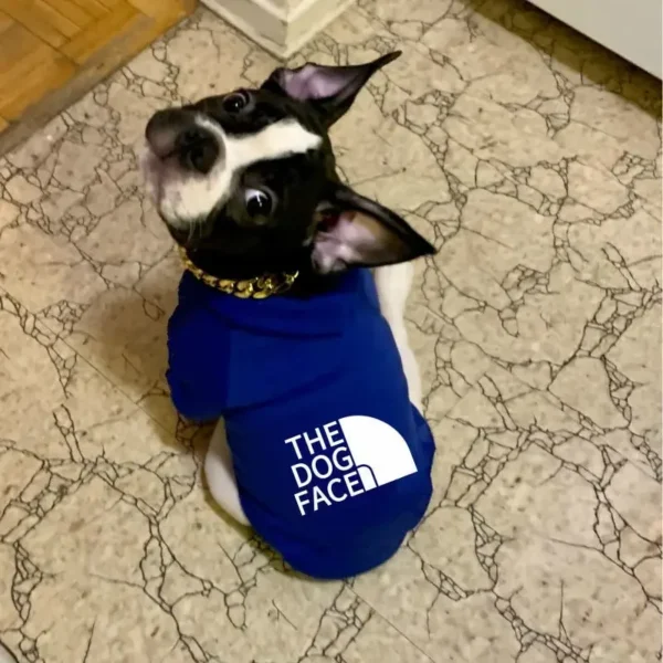 Hooded Pet Jacket - Dog Face Wind Coat Hoodie for Small to Large Dogs