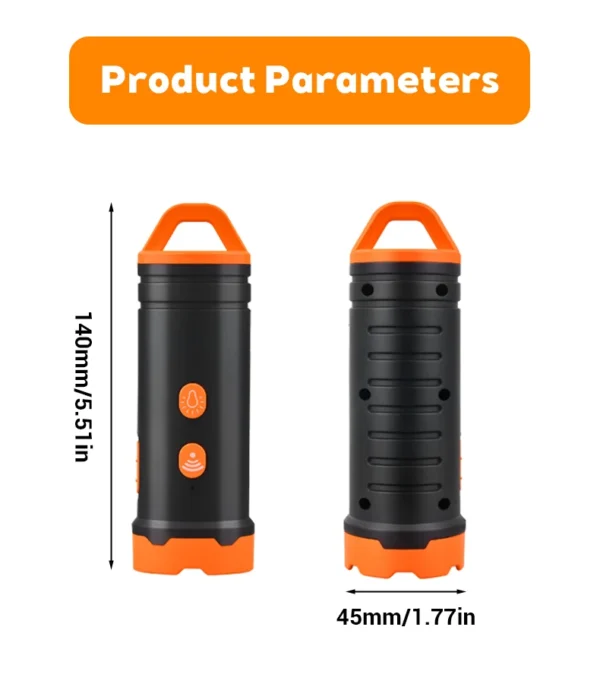 S64cdbc1565424d3eb9885cd7669e4f76U.webp Ultrasonic Dog Training Device - Anti-Bark Deterrent with LED Flashlight