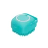 2-in-1 Pet Bath Brush - Silicone Grooming Comb & Shampoo Dispenser